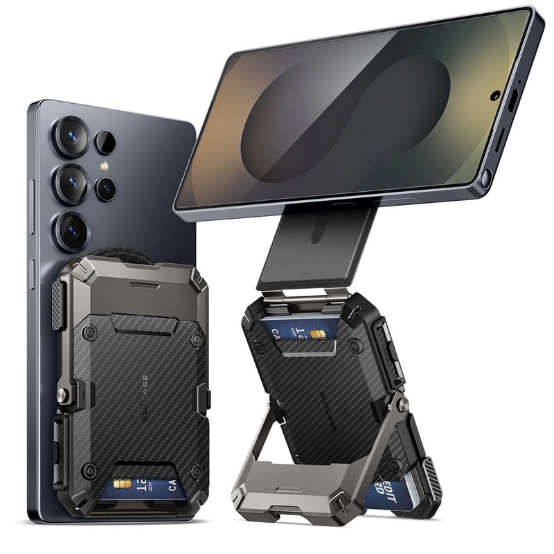 SUPCASE MagSafe 磁吸钱包站立支架 - 手机座/防尘塞 - 其他金属 多色