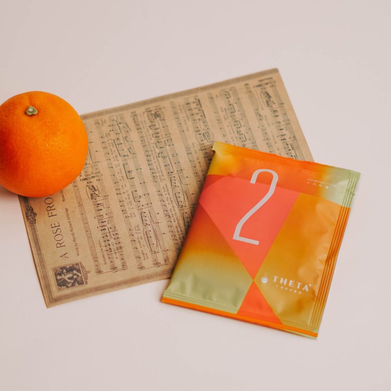 【THETA德希达咖啡】滤挂咖啡/火石风情No.2 / 8入 - 咖啡 - 新鲜食材 橘色