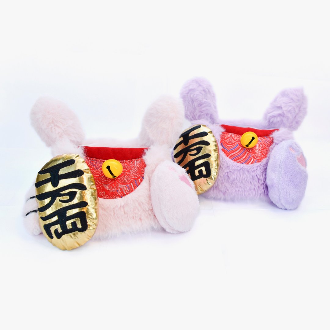【MOMOJI】Fortune Cat 招财猫 宠物新年围兜 Col3,4 - 衣/帽 - 聚酯纤维 多色