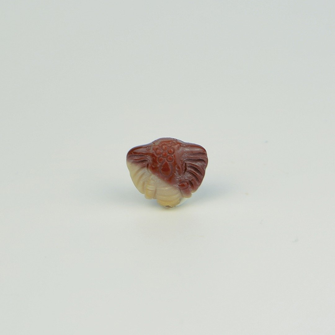051923月夜象/红白色/带孔素材/月夜城/阿拉善/晶石/天然/水晶 - 金工/饰品 - 水晶 多色