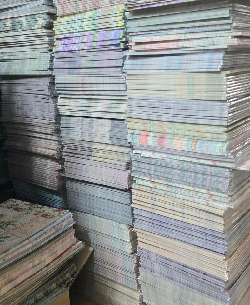A4 复古设计纸 150~250 张 (活动) 随机包装 福袋 - 包装材料 - 纸 多色