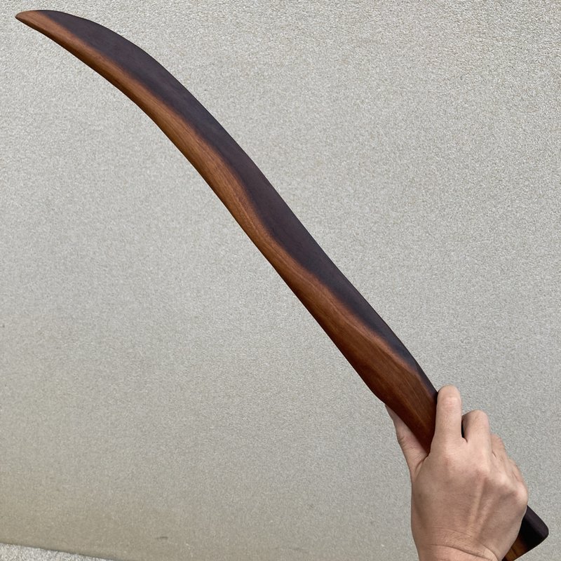 我贩剑　妖刀　玄穹　手工艺术木剑 cos　舞台剧道具剑　艺术木刀 - 摆饰 - 木头 咖啡色