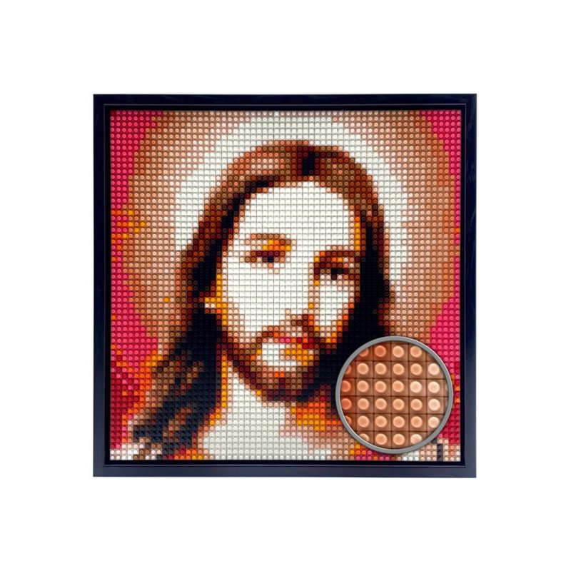【耶稣】积木画套装 (包括画框和拼砌工具) 港澳台包邮 - 海报/装饰画/版画 - 塑料 多色