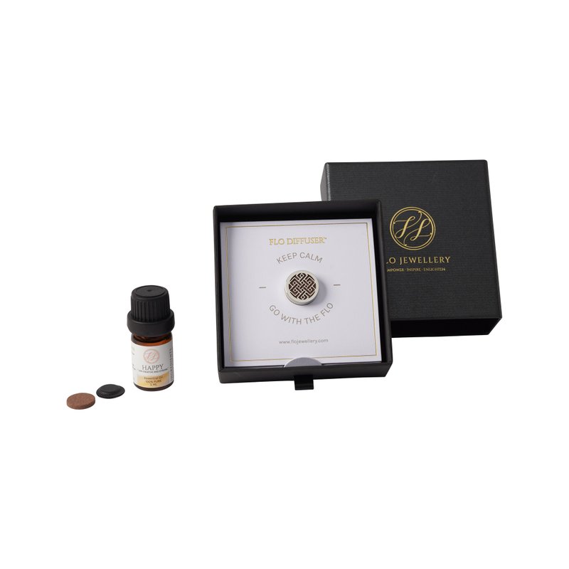 永恒结专利扩香饰物口罩扣连精油及备用扩香石磁 - 其他 - 不锈钢 银色