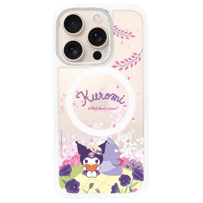 酷洛米 爱心花海 爱心流沙 防摔壳 iPhone 16 15 14 13 Pro Max - 手机壳/手机套 - 环保材料 透明