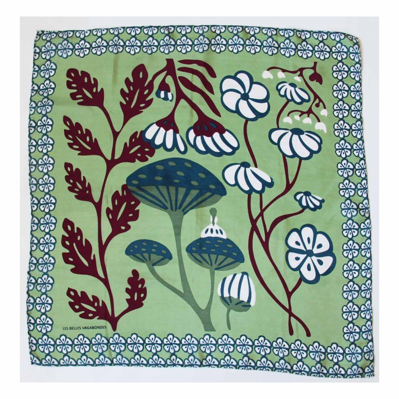 Mini Alice Amande 真丝小方巾 - 丝巾 - 丝．绢 