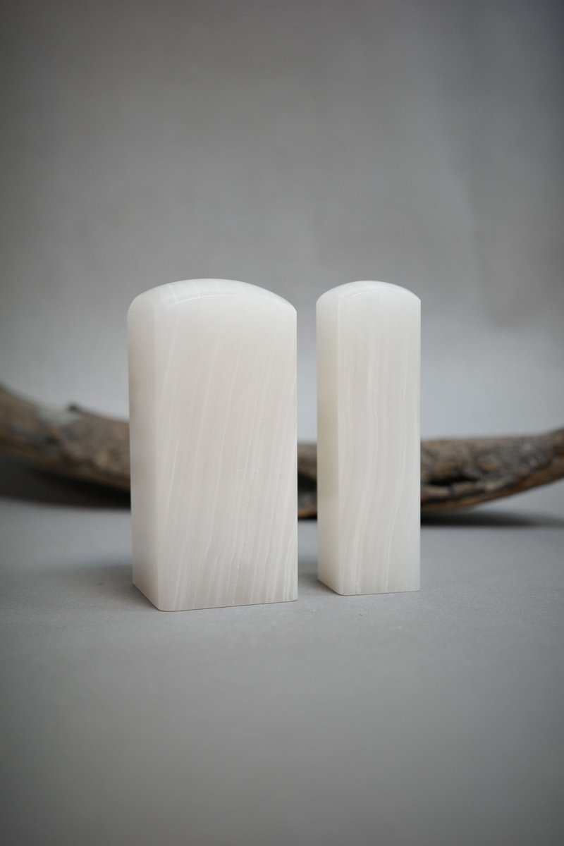 【好石多磨】紫白玉_玉石印章_公司章大小章 - 印章/印台 - 玉石 紫色