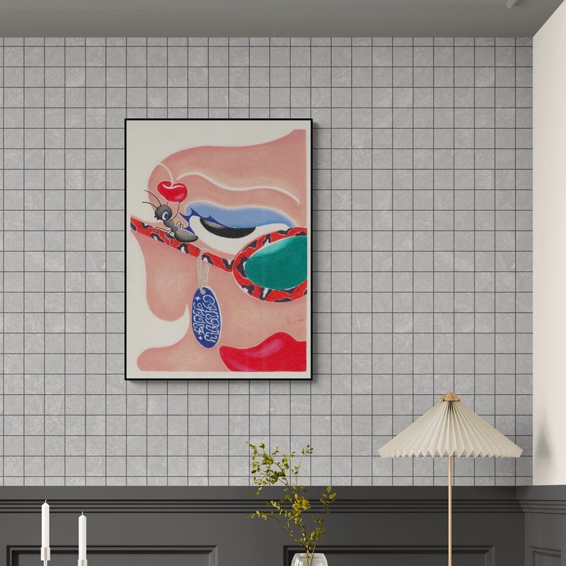 【艺术挂画】Beryl Wu | cherry thief - 海报/装饰画/版画 - 纸 