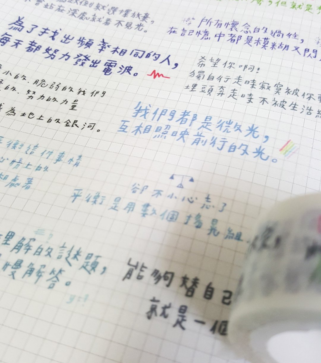 文字就是你的星星/ Magai's masking tape - 纸胶带 - 纸 白色