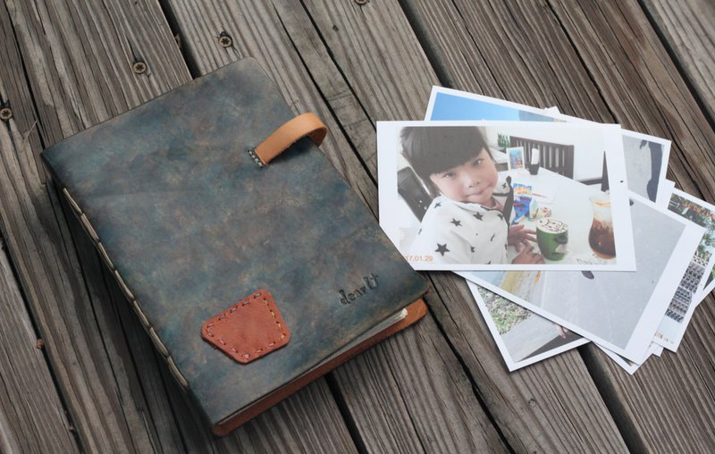 老派的美好 - 皮革相本 ( 黑 ) - 相簿/相册 - 真皮 黑色