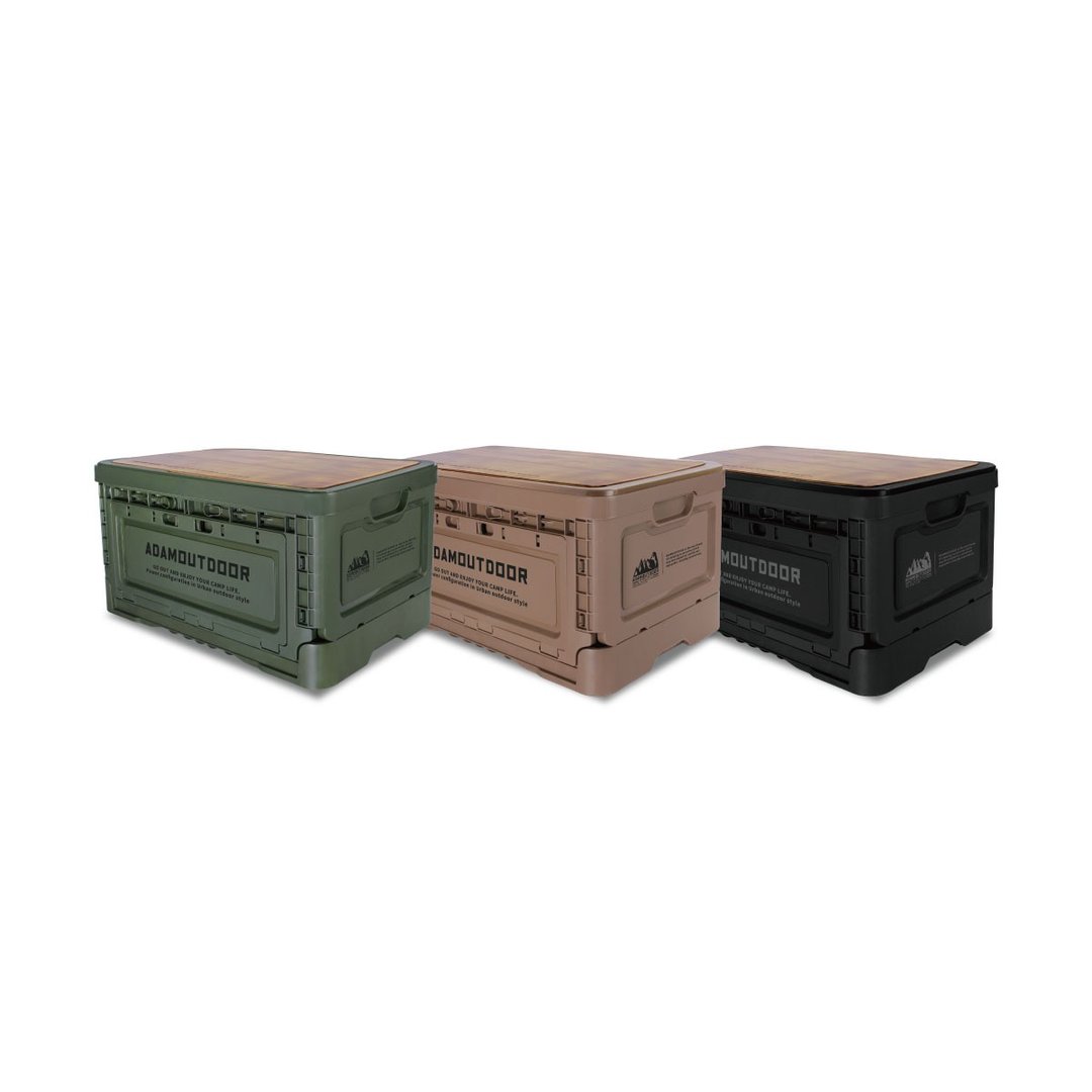 ADAMOUTDOOR 竹板户外野战收纳箱(3色可选) - 收纳用品 - 塑料 多色