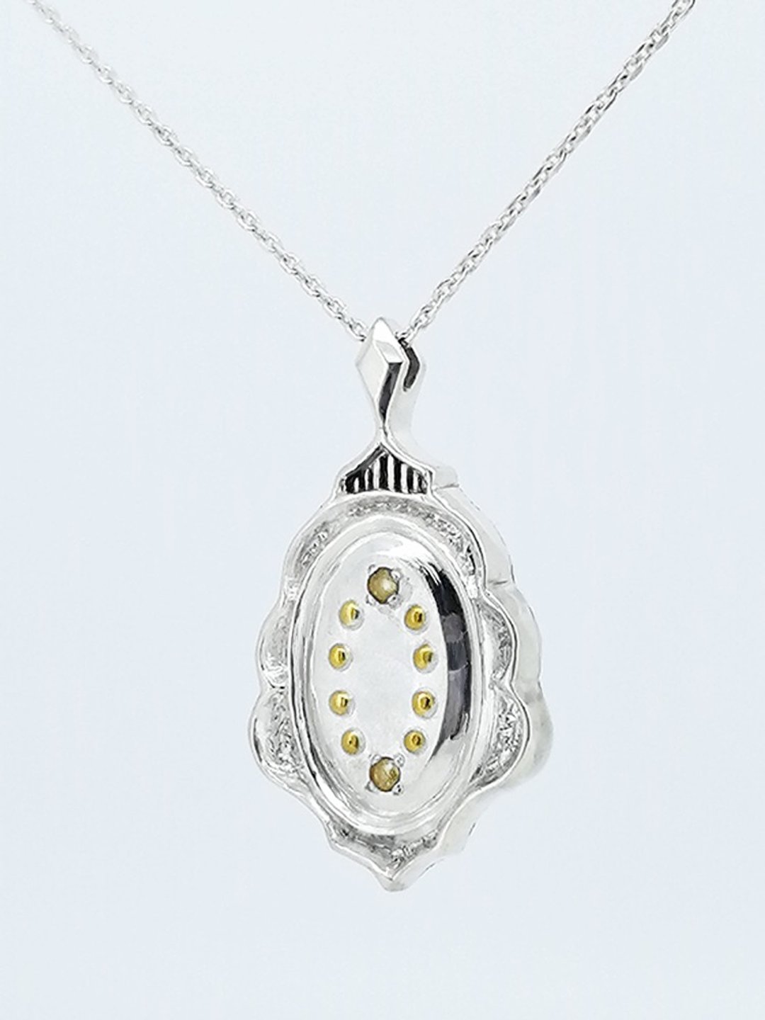 jumalia original citrine necklace - 项链 - 其他金属 银色