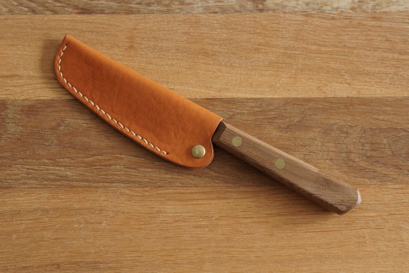 Was want kitchen knife dedicated leather case (Leather) - 厨房用具 - 真皮 咖啡色