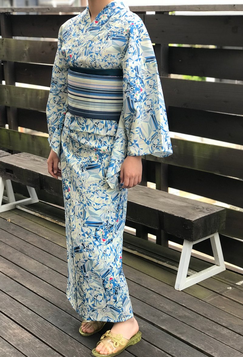 Jewel Fountain 浴衣蓝定制化出货时间：90 天 - 其他 - 聚酯纤维 蓝色