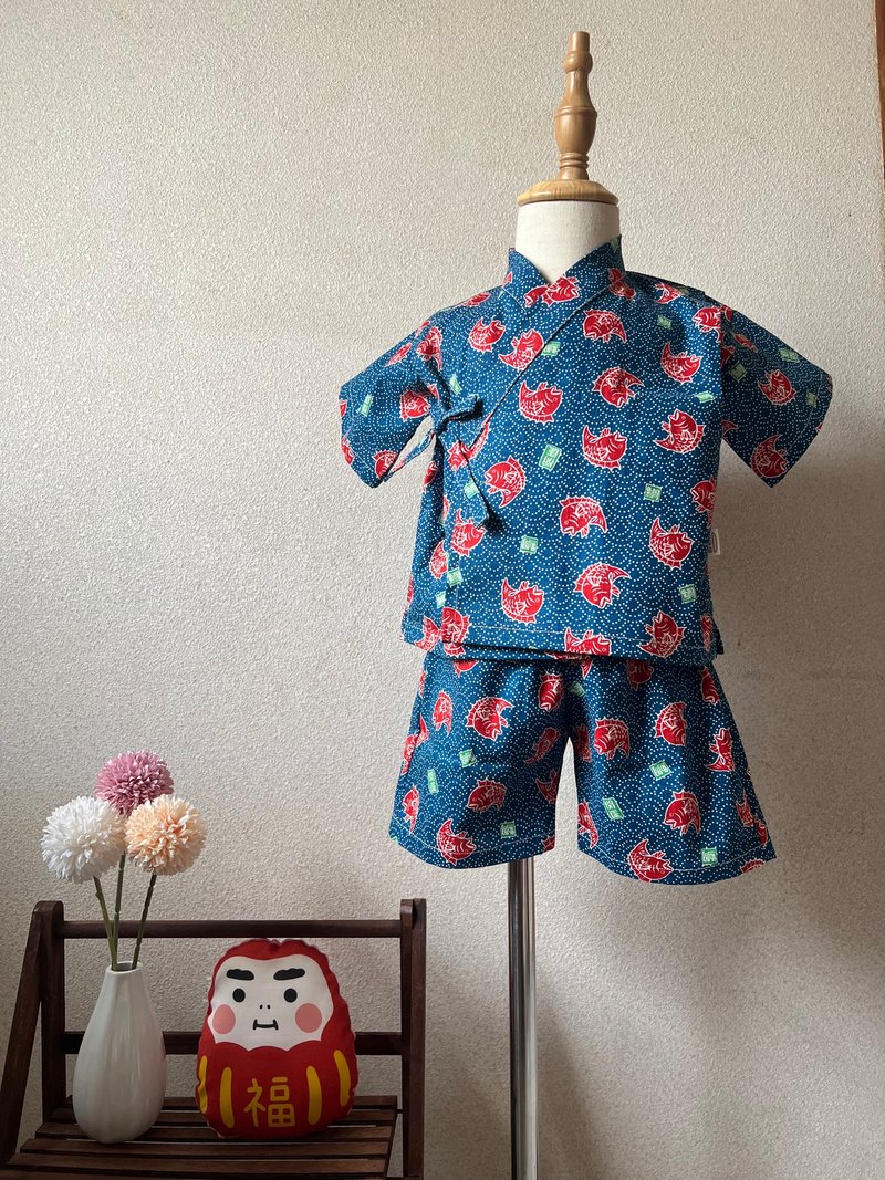 拼拼布。手作 - 儿童甚平、日式浴衣 90厘米 - 童装上衣 - 棉．麻 