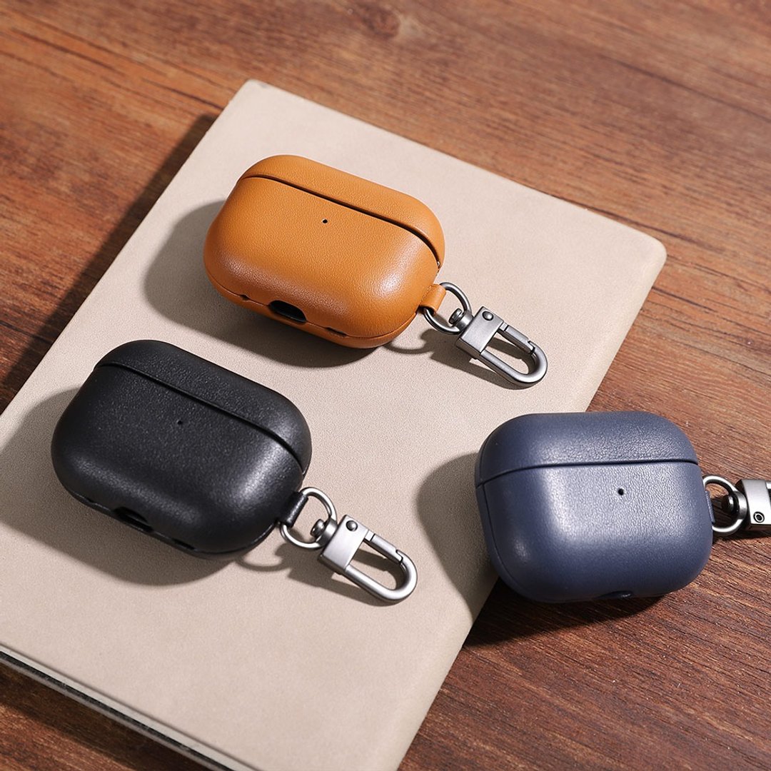 VOYAGE AirPods Pro (第2代) NAPPA真皮防摔保护壳 - 耳机收纳 - 真皮 多色