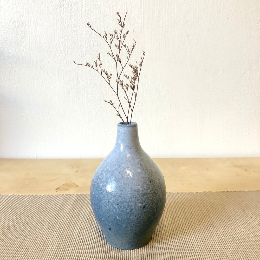 蓝雪 花器 - 花瓶/陶器 - 陶 蓝色
