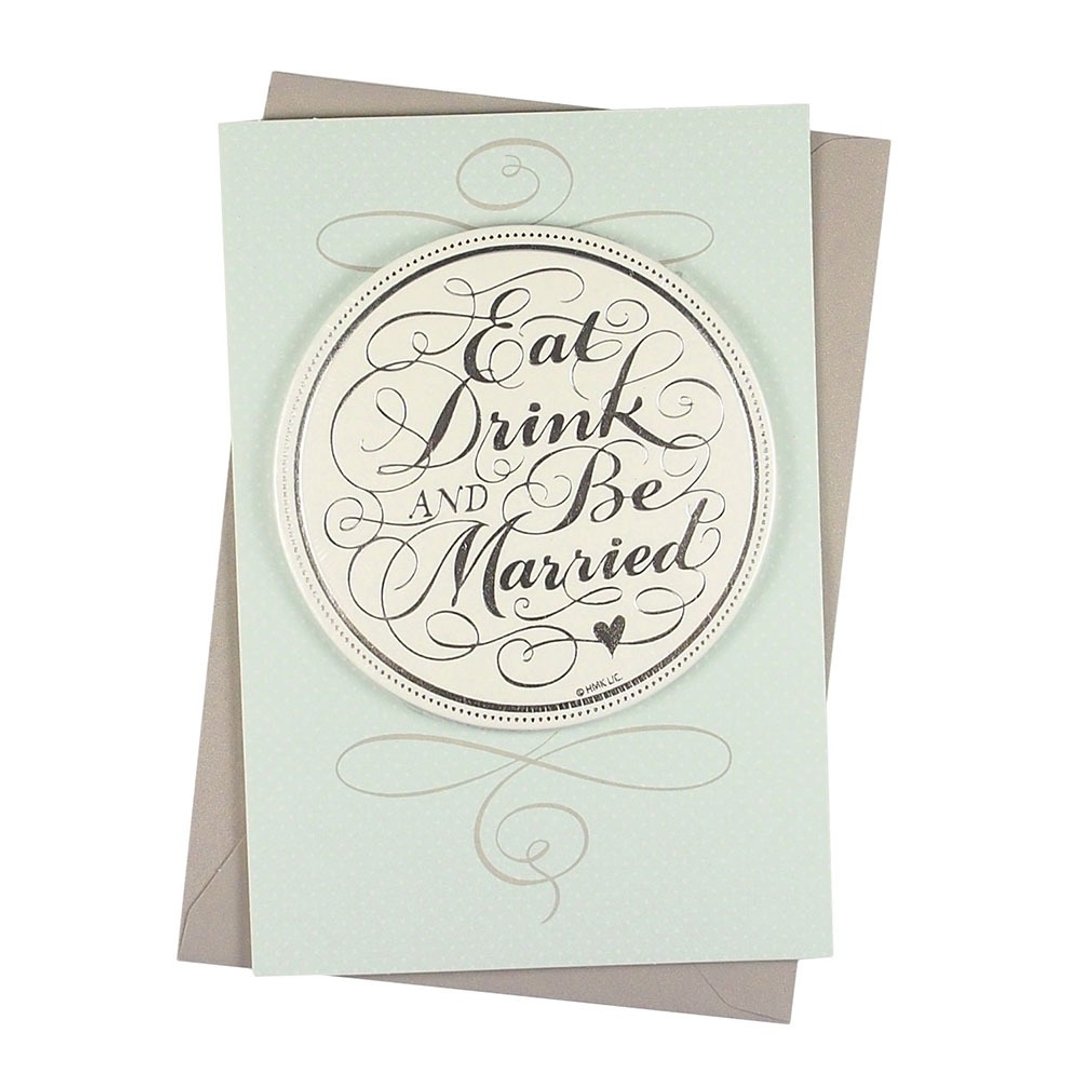 澎湃的喜宴【Hallmark-Signature经典手工卡系列 结婚贺喜】 - 卡片/明信片 - 纸 多色