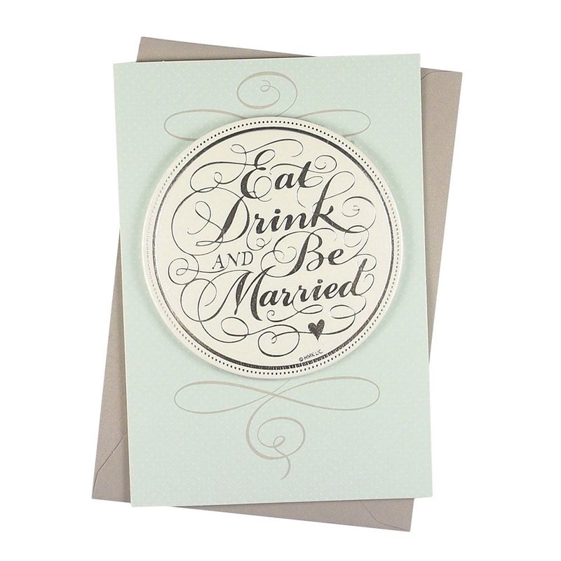 澎湃的喜宴【Hallmark-Signature经典手工卡系列 结婚贺喜】 - 卡片/明信片 - 纸 多色