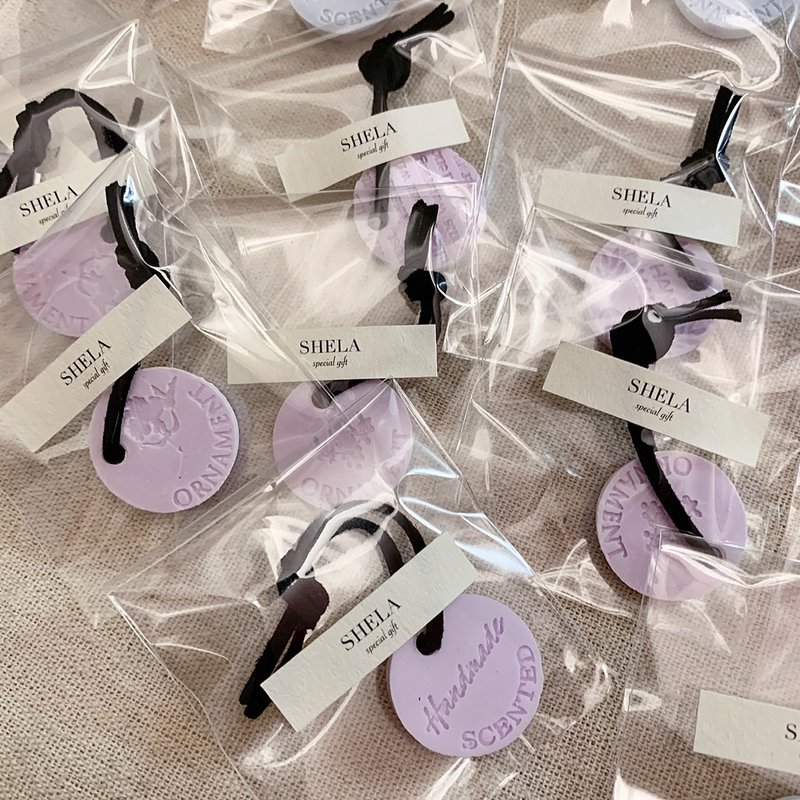 SHELA-幸福硬币-薰衣草香(10个) 桌上礼 婚礼小物 量大有优惠 - 香薰/精油/线香 - 精油 紫色