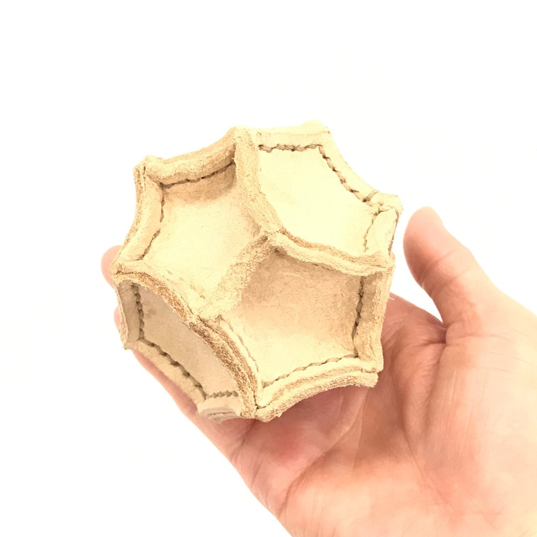停止接单│**纯牛皮**星星球 - 耐咬自然无毒狗狗玩具 - RYAN系列 - 玩具 - 真皮 咖啡色