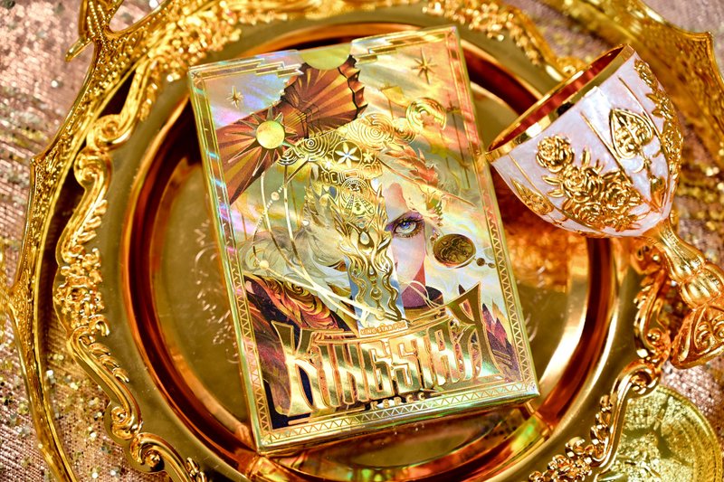 亚瑟王湖中剑花切高颜值扑克牌收藏纸牌 - 桌游/玩具 - 纸 多色