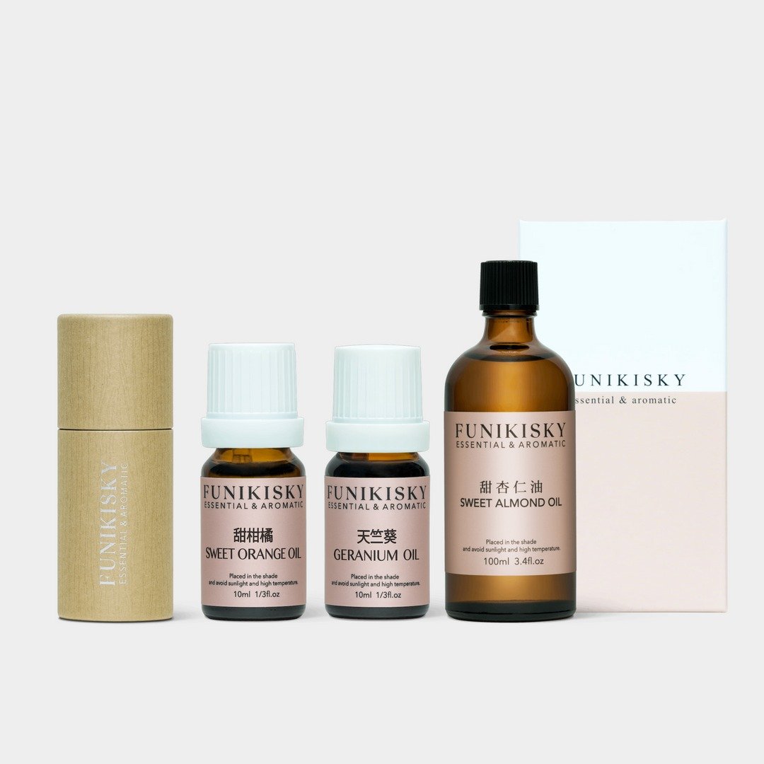 新品【1520 橘定花开・润养典藏礼盒】定制化 - 香薰/精油/线香 - 精油 粉红色