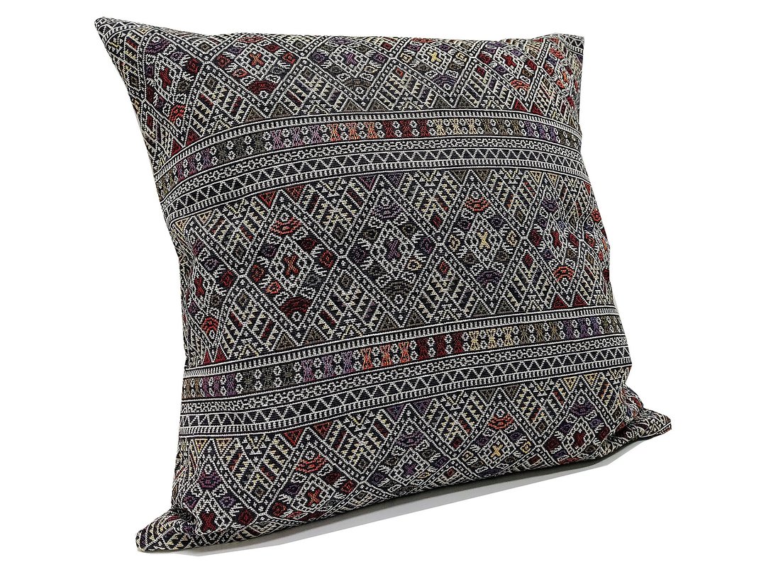 Woven Cotton Pillow cases Handmade Decorative Pillow Covers Tribal pillow - 枕头/抱枕 - 棉 多色