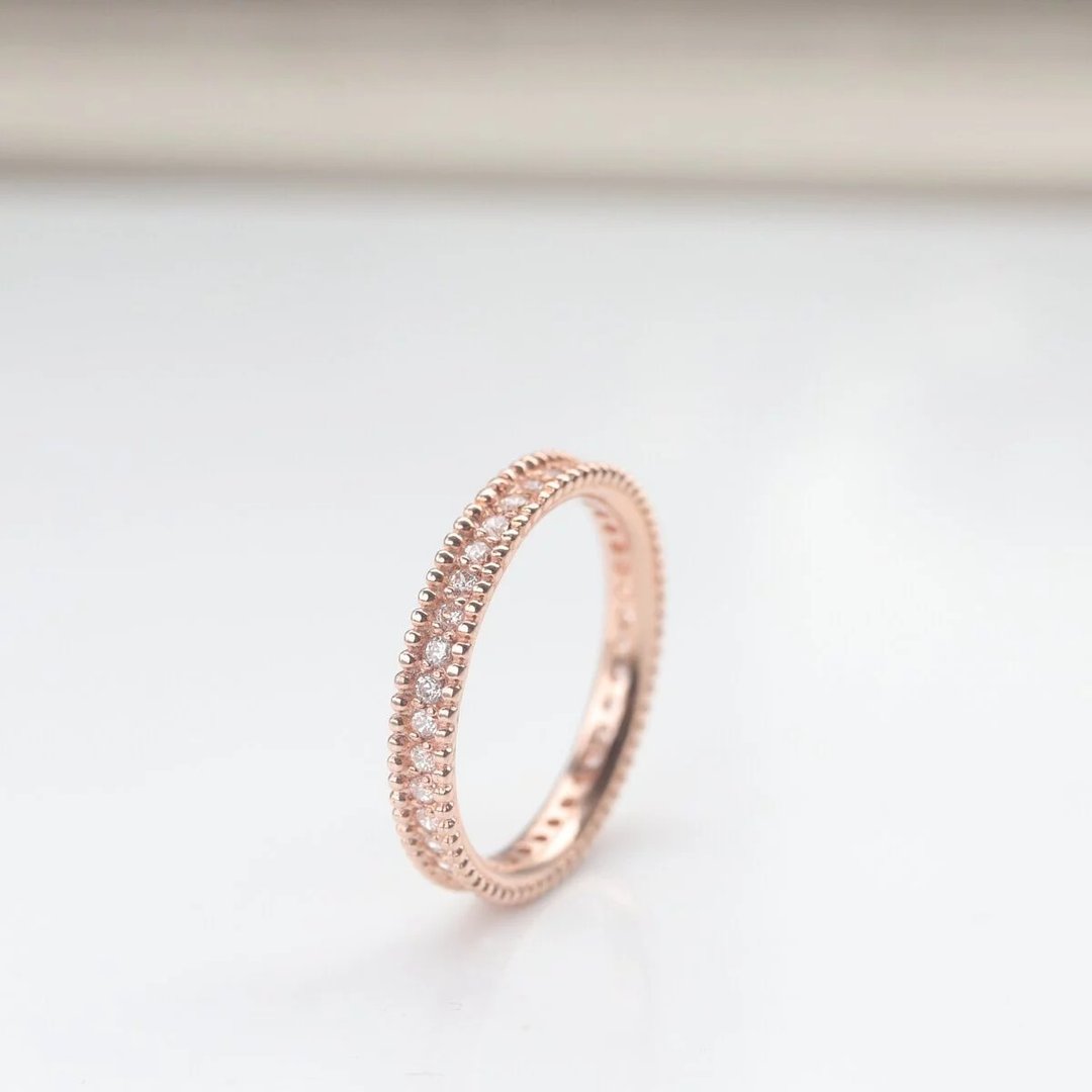 14K Milligram Diamond Ring 米格尔伦钻石戒指洗澡免摘  流汗碰 - 戒指 - 贵金属 