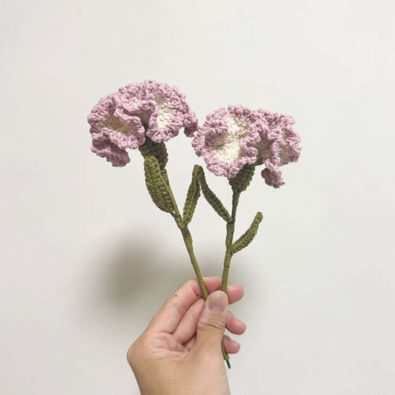 -预购-【母亲节】康乃馨 - 摆饰 - 棉．麻 粉红色
