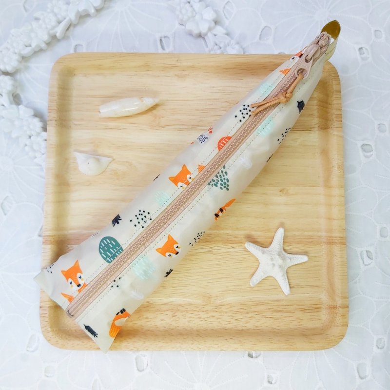 韩国小狐狸防水布拉链立体餐具袋 - 餐刀/叉/匙组合 - 防水材质 多色