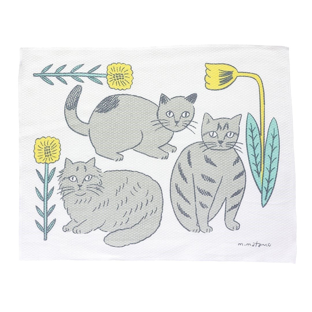 地球树公平贸易fair trade -- 松尾美雪猫咪厨房布 - 其他 - 棉．麻 