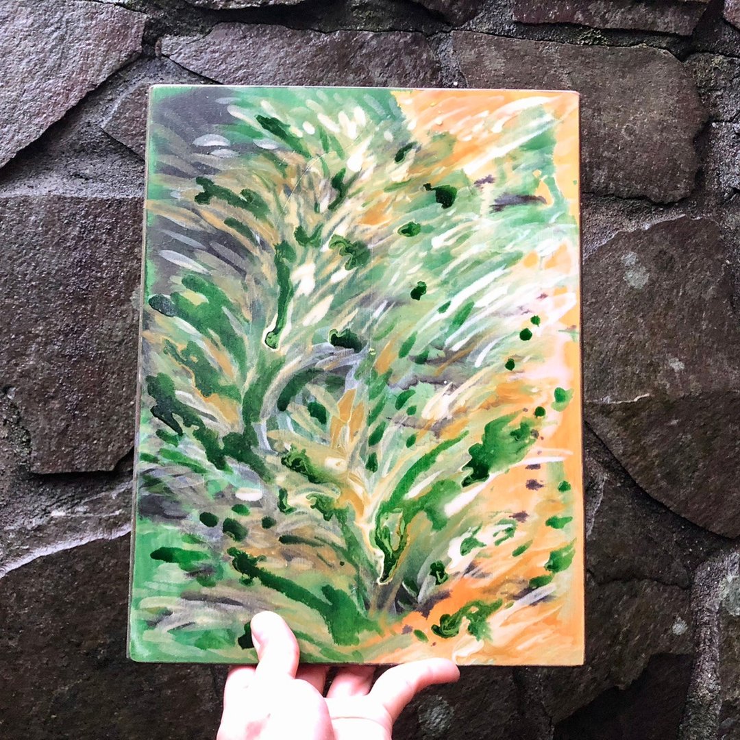 森飨生活/木植板/彩绘板/植栽板/植物上板/装饰画 - 墙贴/壁贴 - 木头 多色