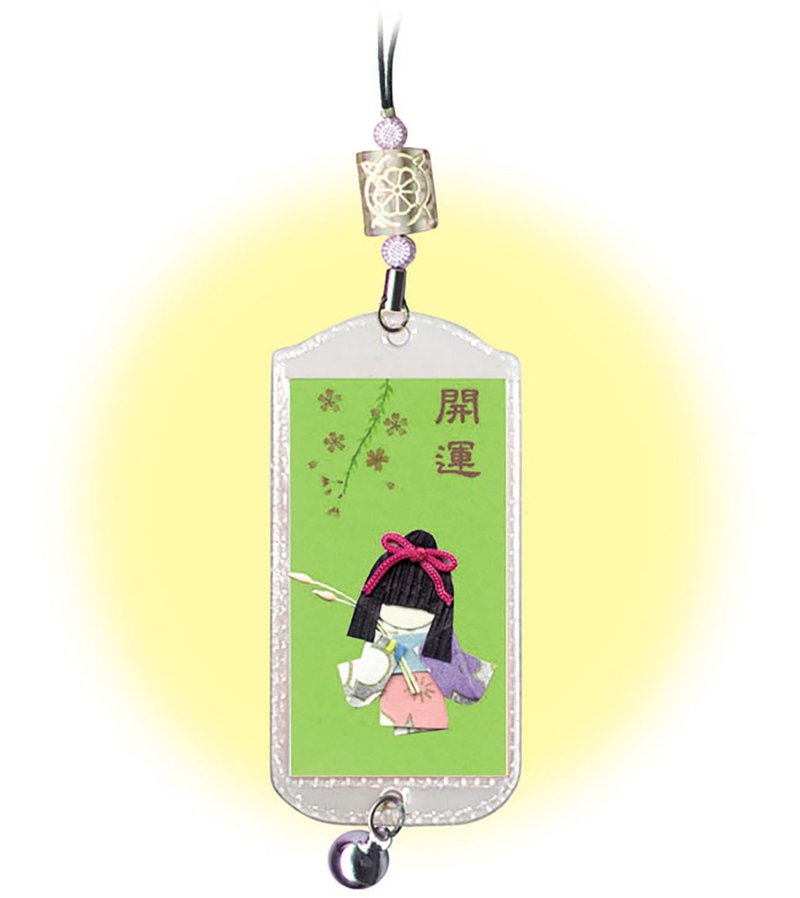 祈福袋 和纸人形 小巧吊饰DIY材料包A-5 003(2组入) - 其他 - 纸 