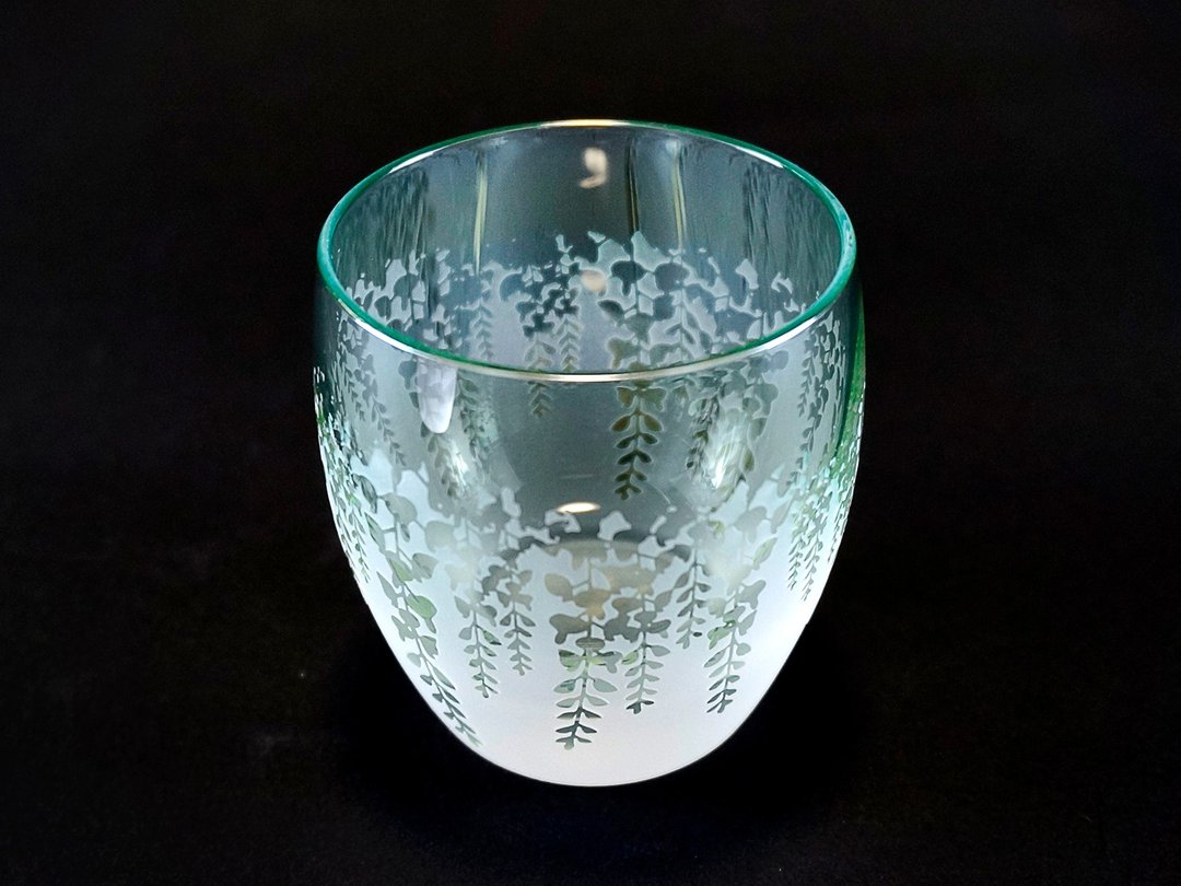 Asato sake cup - 酒杯/酒器 - 玻璃 绿色