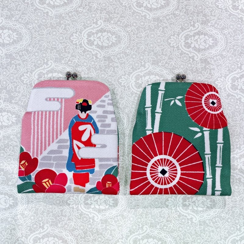 京都绫小路平口口金包-舞妓纸伞 - 零钱包 - 其他材质 