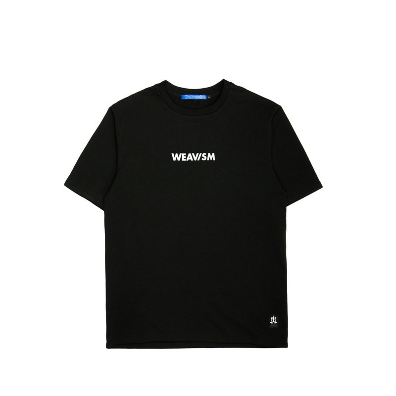 虫洞宽松弹性Tee- 黑 - 男装上衣/T 恤 - 棉．麻 黑色