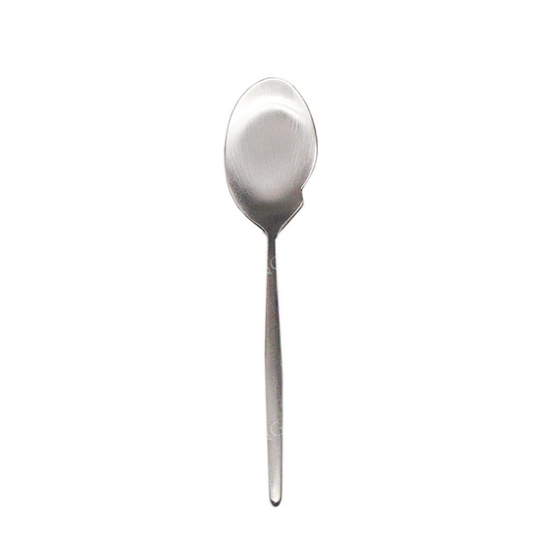 葡萄牙 Cutipol  MOON雾银 18CM 万用匙美食家汤匙 - 餐刀/叉/匙组合 - 不锈钢 银色