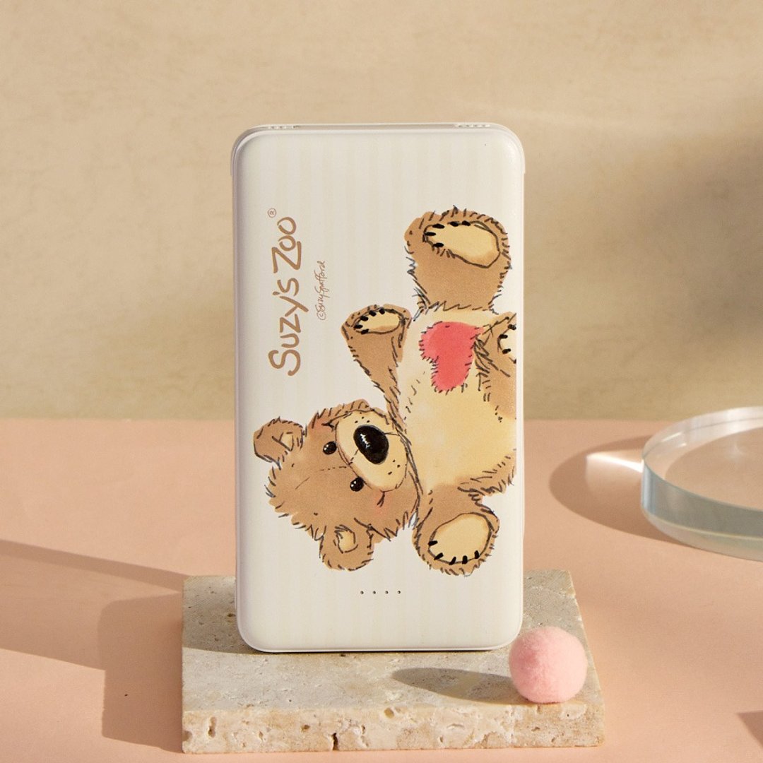 Suzy's Zoo Boof的轻松一刻双线快充10000mAh行动电源 - 充电宝/传输线 - 塑料 透明