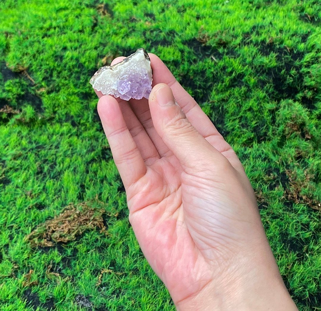 能量摆饰-天然浪漫薰衣草紫水晶 小宝石 晶簇 财运水晶 快速出货 - 摆饰 - 水晶 紫色