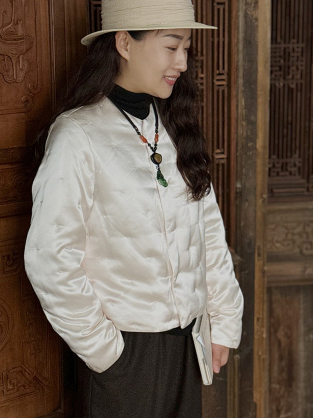 初演 新中式 加厚短款唐装羽绒服 - 女装休闲/机能外套 - 聚酯纤维 多色