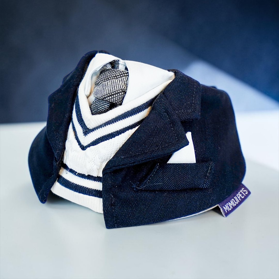 Joseph (1-Midnight Black) | Pet Neckwear - 衣/帽 - 聚酯纤维 蓝色