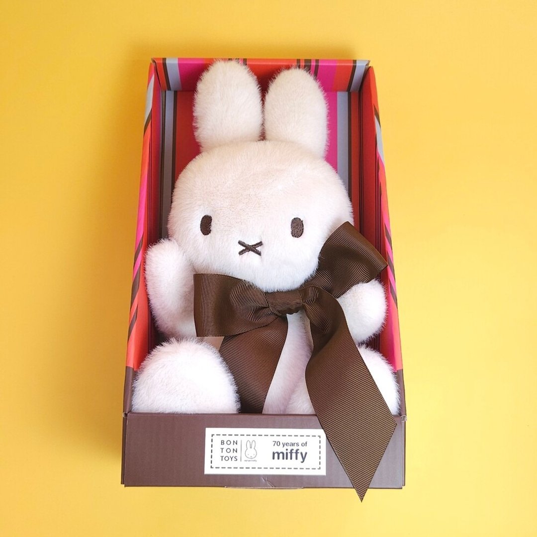 BON TON TOYS Miffy环保盒装玩偶-70周年限量版 - 玩偶/公仔 - 聚酯纤维 多色