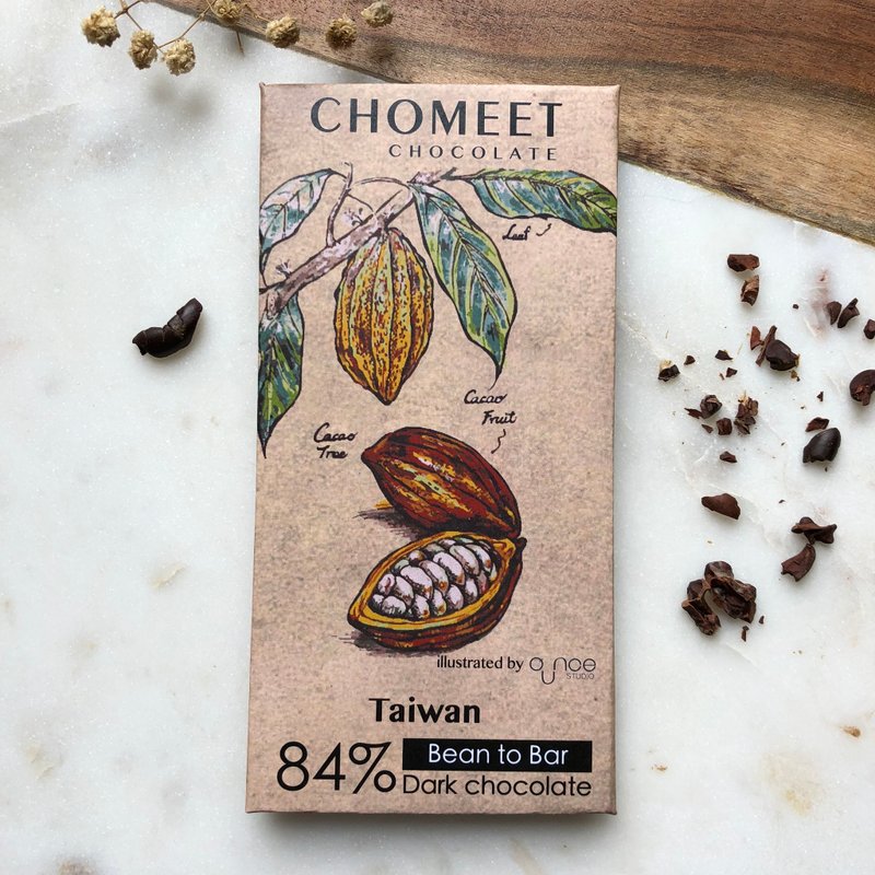 Bean to Bar 84%巧克力 两片入 - 巧克力 - 其他材质 咖啡色