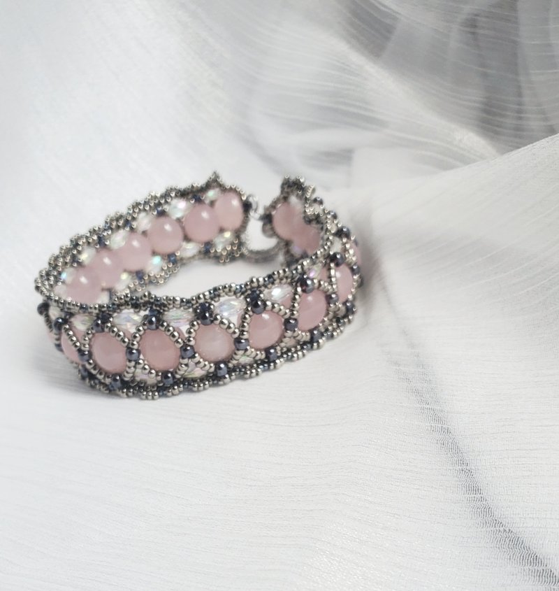 遇见 变化版粉晶手链 - 手链/手环 - 其他材质 粉红色