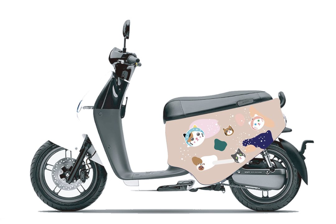 BLR gogoro 车身造型保护套 iD89 家猫 - 其他 - 聚酯纤维 粉红色