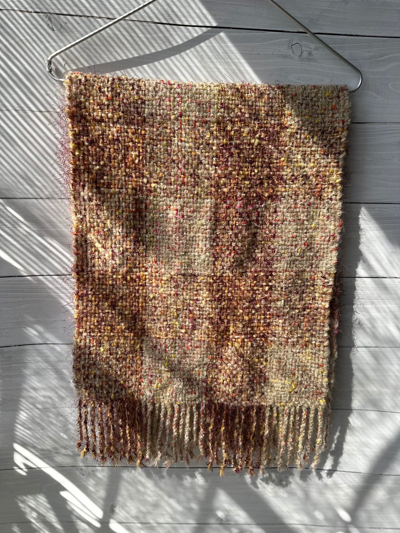 手织围巾 / Handwoven Scarf / muff manick / 疯狂编织 – Autumn Noise – - 围巾/披肩 - 羊毛 多色