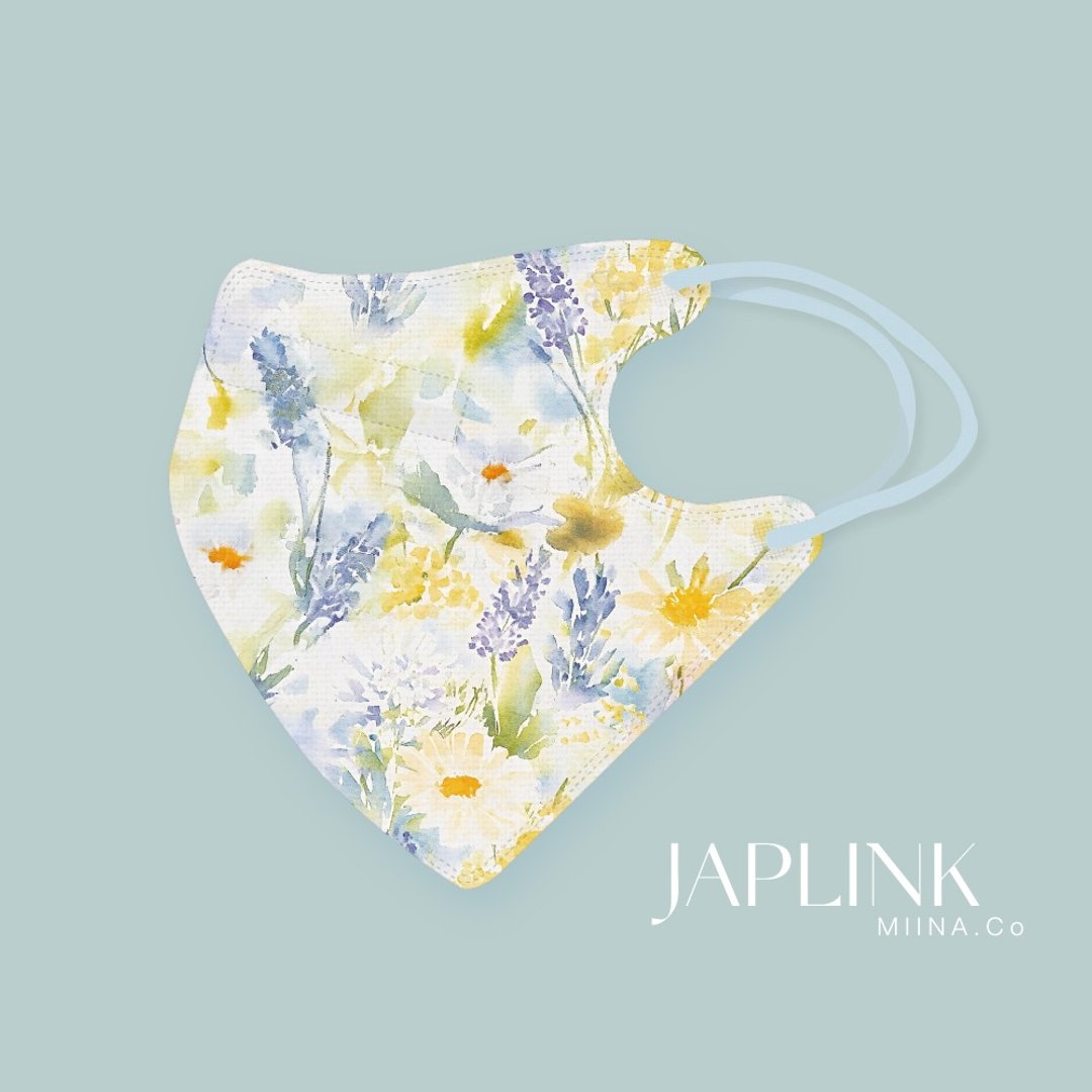 【标准】JAPLINK HEPA 高科技水驻极 立体医疗口罩 - 春雾柔光 - 口罩 - 聚酯纤维 透明