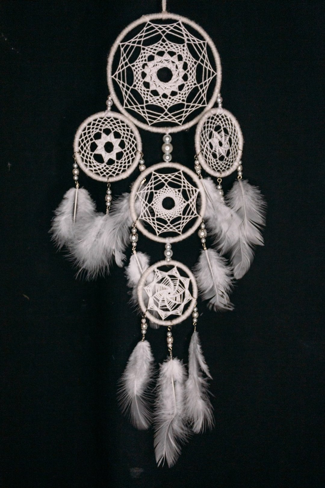 纯手工捕梦网 Handmade Dreamcatcher－【雪白幻想】 - 摆饰 - 其他材质 白色