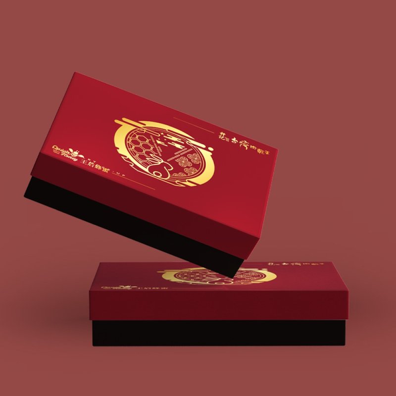 【轩记肉干】金兔呷滴滴-过年礼盒410g(4入装)  肉干礼盒 伴手礼 - 肉干/肉松 - 新鲜食材 红色